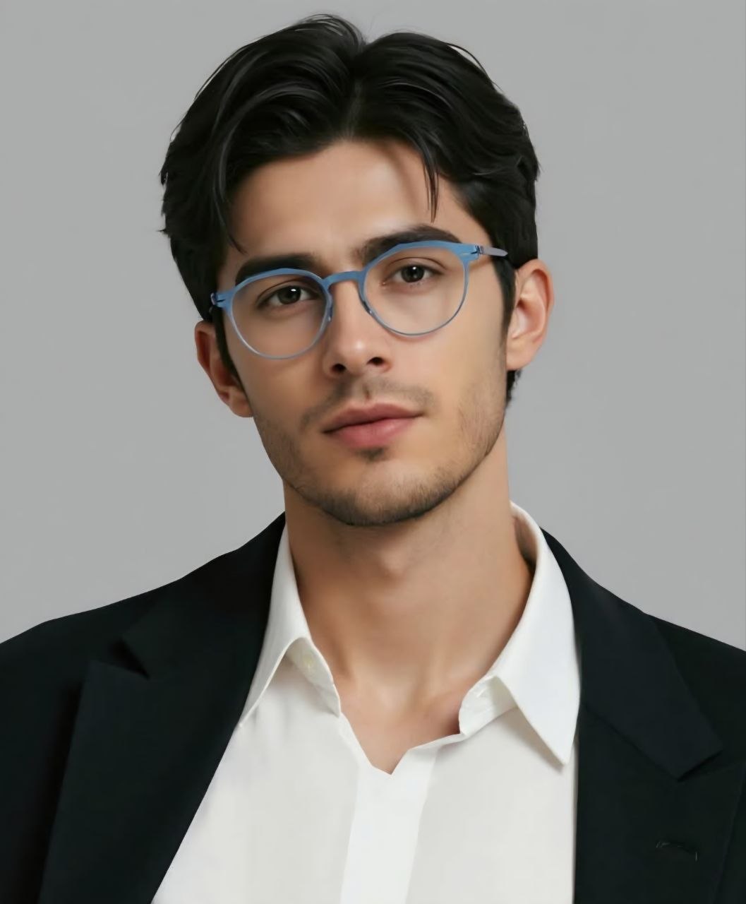 Blackjack eyewear worn by a model